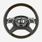 Lenkrad aus Walnussholz für Mercedes-Benz GL350, GL450, GL550, ML250, ML350 und ML400 (Baujahre 2012–2015) # 166-460-92-03-8P18