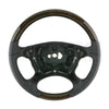6-08 Mercedes-Benz CLS550 CLS63 Laurel Wood Leather Steering Wheel # 219-460-23-03-9E37