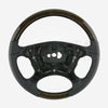 06-08 Mercedes-Benz CLS550 CLS63 Laurel Wood Leather Steering Wheel # 219-460-23-03-9E37