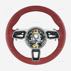 17-24 Porsche Cayman Boxster 911 PDK Bordeauxrotes Lederlenkrad # 95B-419-091-AJ-OG6