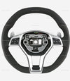 12-18 Mercedes-Benz E550 E63 C63 AMG Flat Bottom Steering Wheel # 172-460-51-03-9E38