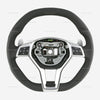 12-16 Mercedes-Bens E63 SLK55 C63 CLS63 Flat Bottom Steering Wheel # 172-460-44-03-9E38