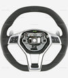 12-16 Mercedes-Bens E63 SLK55 C63 CLS63 Flat Bottom Steering Wheel # 172-460-44-03-9E38