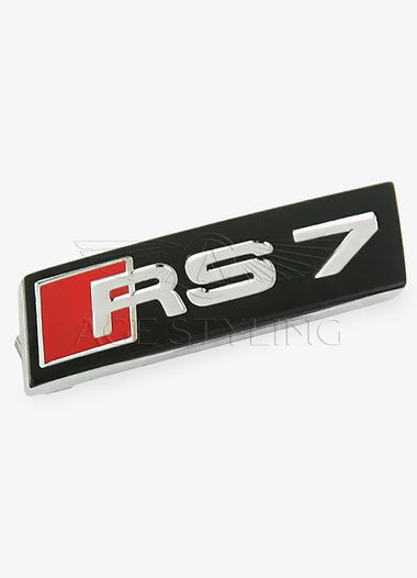 14-18 Audi RS7 Steering Wheel Badge Emblem # 4G8-419-685-A-5PR