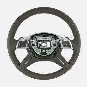 12-16 Mercedes-Benz GL350 GL450 GL550 ML250 ML350 ML400 ML550 Heated Steering Wheel Mock Brown # 166-460-90-03-8P18