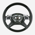 12-19 Mercedes-Benz G550 G63 Piano Black Lacquer Steering Wheel # 166-460-51-03-9E38