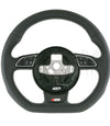 13-16 Audi S3 Flat Bottom Steering Wheel Manual # 8V0-419-091-B-VMJ