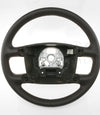 04-10 Volkswagen Touareg Phaeton Brown Leather Steering Wheel # 3D0-419-091-S-2N1