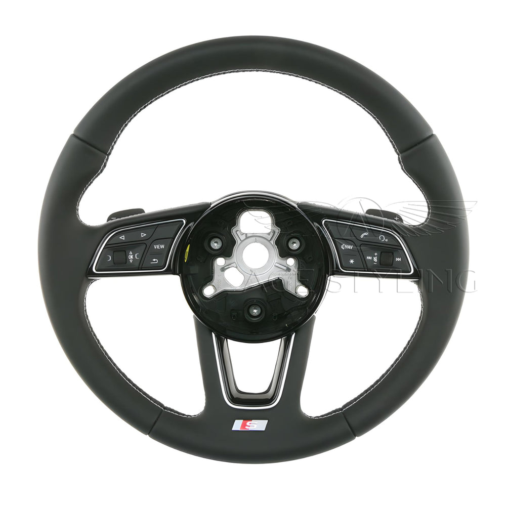 17-20 Audi A3 S3 A4 S4 A5 S5 S-Line Steering Wheel # 8W0-419-091-DB-JAJ