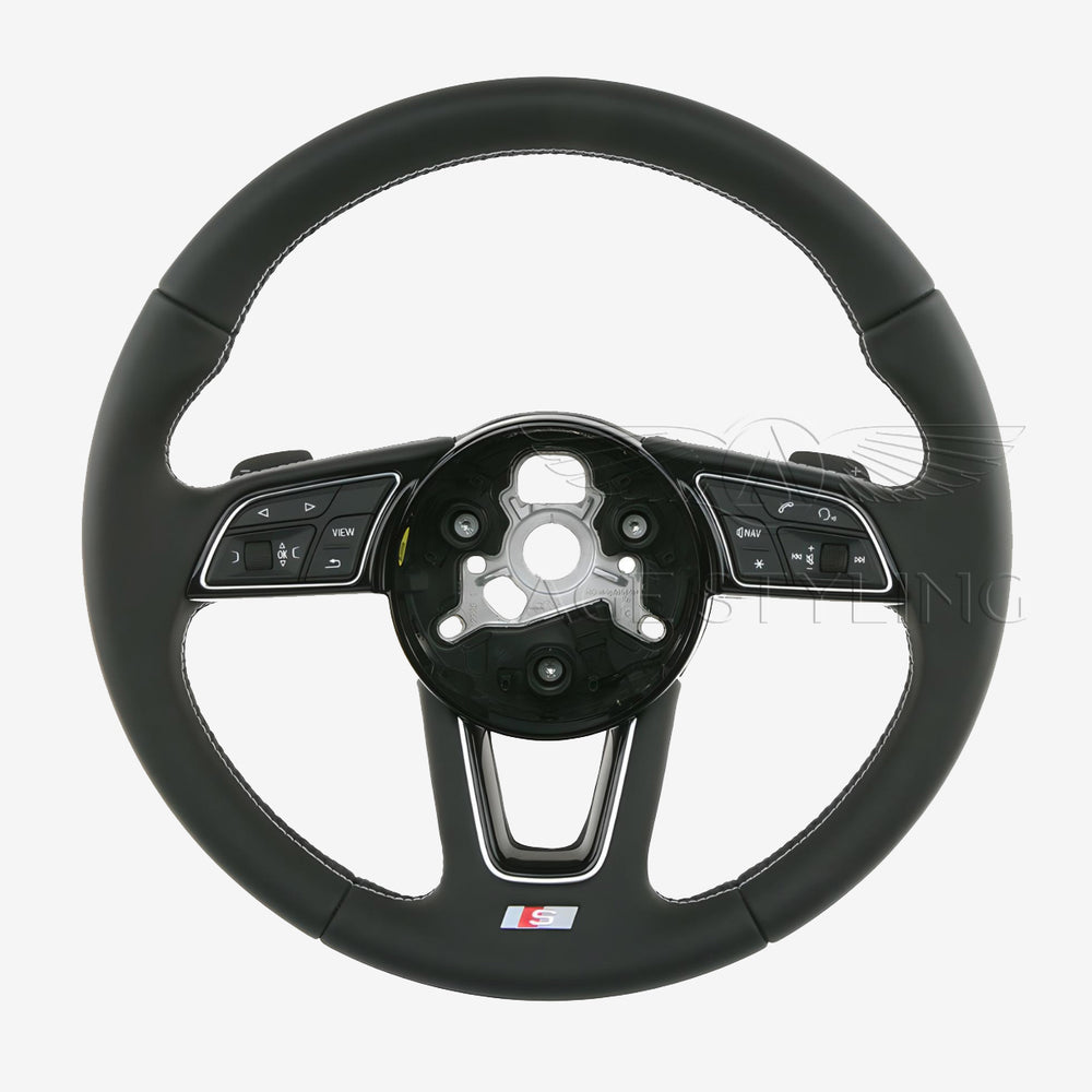 17-20 Audi A3 S3 A4 S4 A5 S5 S-Line Steering Wheel # 8W0-419-091-DB-JAJ