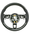 17-19 Porsche 911 Cayman Boxster Carbon Fiber Steering Wheel # 9P1-419-091-EK-A34