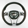 13-18 Mercedes-Benz SL400 SL550 Ash Wood Brown Leather Steering Wheel # 231-460-28-03-8R01