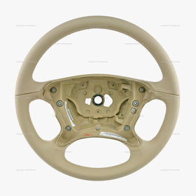 06-08 Mercedes-Benz CLS550 CLS63 Beige Leather Steering Wheel # 219-460-16-03-8K75