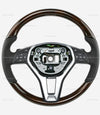 14-15 Mercedes-Benz E250 E350 E400 E550 Steering Wheel Walnut Wood # 218-460-39-03-9E38