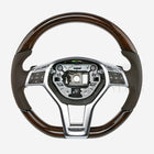 13-16 Mercedes-Benz SL400 SL550 Walnussholz-Lenkrad mit braunem Lederbezug # 231-460-26-03-8R01