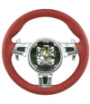 12-16 Porsche 911 Boxster Cayman Steering Wheel Carrera Red # 991-347-803-34-N14
