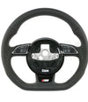 14-17 Audi A4 A5 Q5 Flat Bottom S-Line Steering Wheel # 8K0-419-091-CN-AKF