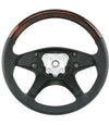 08-11 Mercedes-Benz C300 C350 Walnut Wood Leather Steering Wheel # 204-460-20-03
