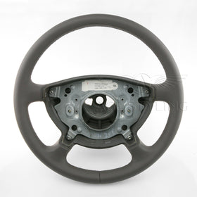 03-06 Mercedes-Benz E320 E550 E63 AMG Steering Wheel Grey Leather  # 211-460-21-03-7F62