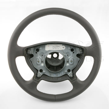 03-06 Mercedes-Benz E320 E550 E63 AMG Steering Wheel Grey Leather  # 211-460-21-03-7F62