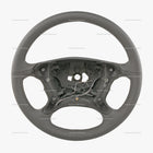 06-09 Mercedes-Benz E320 E350 E550 E63 CLS550 CLS63 Gray Leather Heated Steering Wheel # 219-460-30-03-7F62