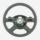 04-11 Audi A6 S6 A8 Tiptronic Steering Wheel Agate Gray Leather # 4F0-419-091-CS-1YA