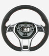 13-14 Mercedes-Benz C250 C300 C350 C63 Flat Bottom Steering Wheel # 204-460-54-03-3D16