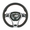 13-14 Mercedes-Benz C250 C300 C350 C63 Flat Bottom Steering Wheel # 204-460-54-03-3D16