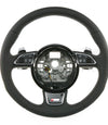 13-18 Audi S7 Heated Steering Wheels w Gear Shift Paddles # 4G0-419-091-H-IWJ