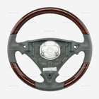 03-10 Porsche Cayenne Walnussholz-Steingraues Lederlenkrad # 7L5-419-091-L-PBB