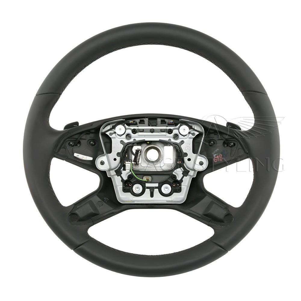 10-13 Mercedes-Benz E350 E400 E550 Black Leather Steering Wheel # 212-460-04-03-9E38