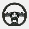 19-21 Audi RS5 Flat Bottom Suede Steering Wheel # 8W0-419-091-EF-NTW