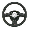 05-08 Audi S6 C6 4F Leather Steering Wheel # 4F0-419-091-DA-VMJ