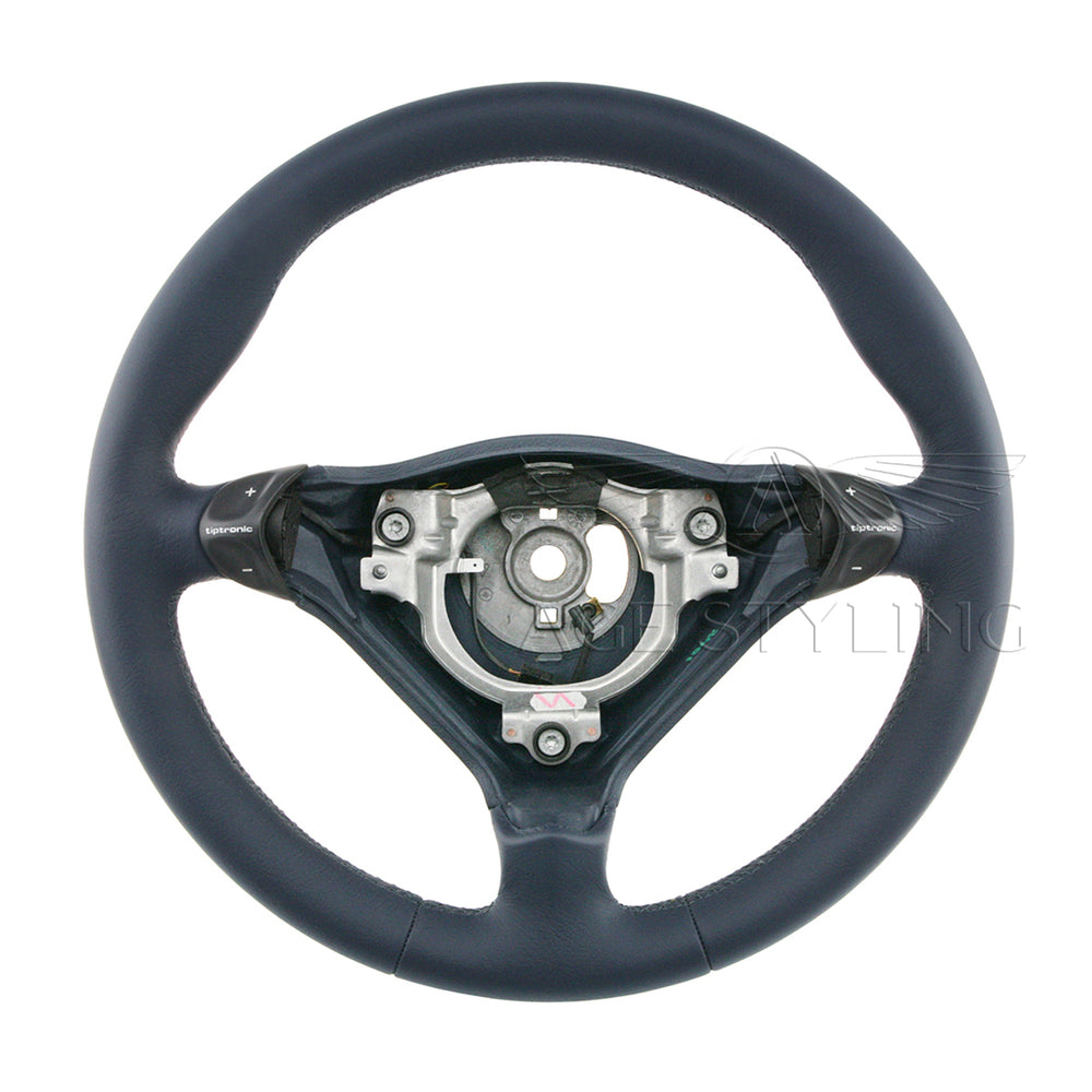97-05 Porsche 911 996 993 986 Boxster Steering Wheel Blue Leather # 996-347-804-64-G30