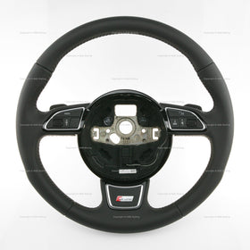 13-17 Audi A4 A5 S4 S5 Steering Wheel w DSG Gear Shift Paddles # 8K0-419-091-BQ-INU