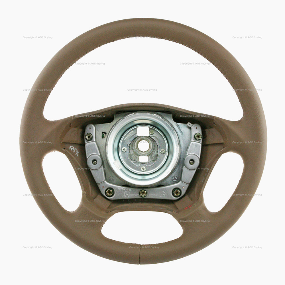 98-03 Mercedes-Benz ML320 ML430 ML500 ML55 Steering Wheel Java Brown # 163-460-05-02-8H88