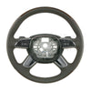 11-18 Audi A8 S8 Walnut Wood Brown Leather Steering Wheel # 4H0-419-091-AD-FIY