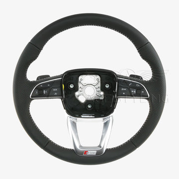 17-20 Audi Q7 A4 Allroad S-Line Steering Wheel # 4M0-419-091-D-PPP