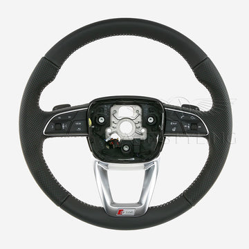 17-20 Audi Q7 A4 S-Line Heated Steering Wheel # 4M0-419-091-E-PPP