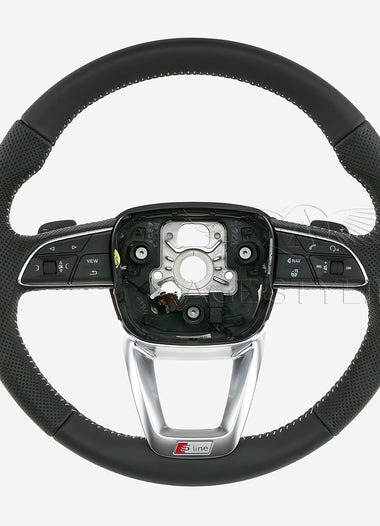 17-20 Audi Q7 A4 S-Line Heated Steering Wheel # 4M0-419-091-E-PPP