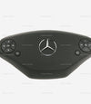 10-14 Mercedes-Benz S350 S400 S550 S600 S63 S65 Driver Airbag Black Leather # 221-860-29-02-9E38