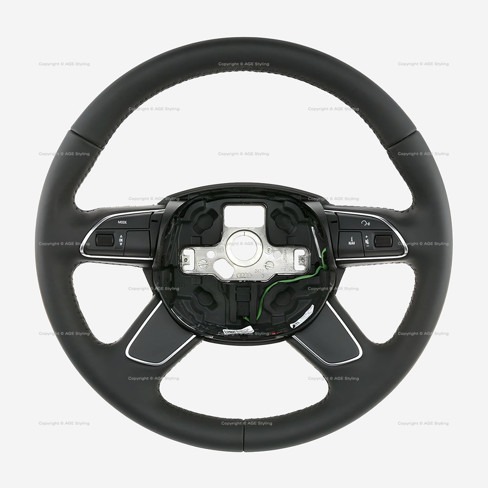 12-17 Audi A4 Q5 Q7 Multimedia Steering Wheel # 4L0-419-091-AC-1KT