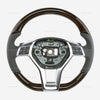 14-15 Mercedes-Benz E250 E350 E550 Flat Bottom Walnut Wood Steering Wheel # 231-460-02-03-7N55