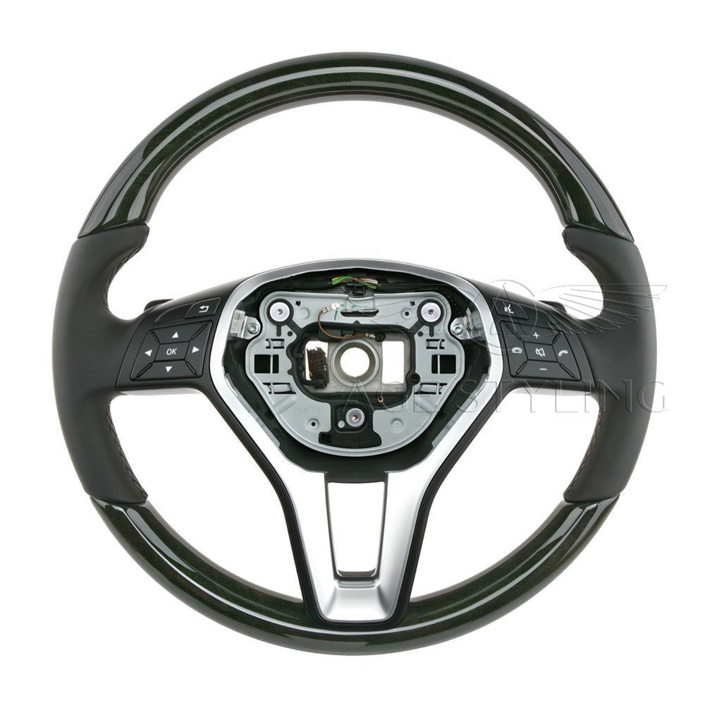 11-18 Mercedes-Benz E250 E350 E400 E550 E63 AMG Ash Wood Steering Wheel # 218-460-16-18-9E38