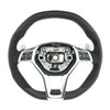 12-18 Mercedes-Benz CLS63 E63 AMG Suede & Leather Steering Wheel # 212-460-44-03-7E80