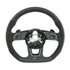 17-22 Audi RS3 Flat Bottom Suede Steering Wheel # 8V0-419-091-CC-MCY