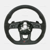 17-22 Audi RS3 Flat Bottom Suede Steering Wheel # 8V0-419-091-CC-MCY