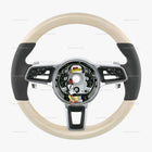 Porsche Macan Lenkrad Weiß Limed Oak Holz &amp; Leder 15-20 # 95B-044-400-00-A34