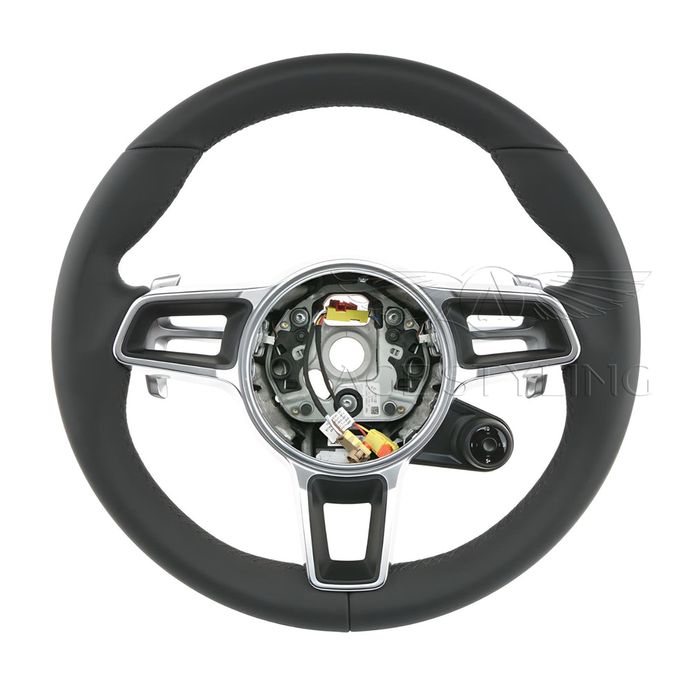 17-19 Porsche 911 Cayman 718 Boxster Steering Wheel # 9P1-419-091-EH-A34