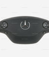 07-14 Mercedes-Benz S550 S600 S63 S65 AMG Driver Airbag Black Leather # 221-860-05-02-9E38